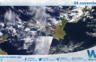 Meteo Sicilia: immagine satellitare Nasa di sabato 04 novembre 2023