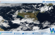 Meteo Sicilia: immagine satellitare Nasa di mercoledì 29 novembre 2023