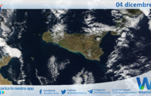Meteo Sicilia: immagine satellitare Nasa di lunedì 04 dicembre 2023