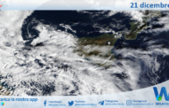 Meteo Sicilia: immagine satellitare Nasa di giovedì 21 dicembre 2023