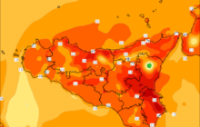 Meteo Sicilia: ulteriore aumento termico per Santa Lucia. Attese locali punte anche di +26/27°C. Poi crollo termico ed instabilità sparsa