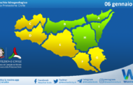 Meteo Sicilia: bollettino di allerta meteo per domani, sabato 06 gennaio 2024