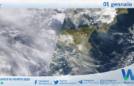 Meteo Sicilia: immagine satellitare Nasa di lunedì 01 gennaio 2024