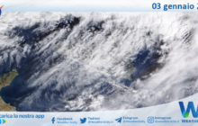 Meteo Sicilia: immagine satellitare Nasa di mercoledì 03 gennaio 2024