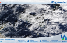 Meteo Sicilia: immagine satellitare Nasa di venerdì 05 gennaio 2024