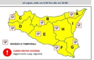 Meteo Sicilia: bollettino di allerta meteo per domani, sabato 24 febbraio 2024