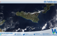 Meteo Sicilia: immagine satellitare Nasa di sabato 03 febbraio 2024