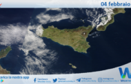 Meteo Sicilia: immagine satellitare Nasa di domenica 04 febbraio 2024