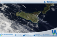 Meteo Sicilia: immagine satellitare Nasa di sabato 17 febbraio 2024