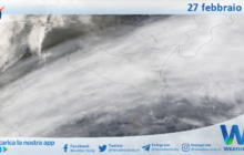 Meteo Sicilia: immagine satellitare Nasa di martedì 27 febbraio 2024