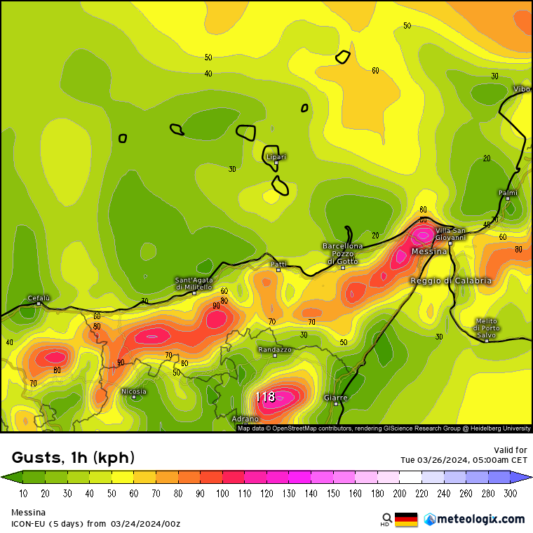 Meteo Messina e provincia: prima metà di settimana con scirocco e qualche pioggia