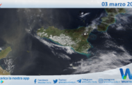 Meteo Sicilia: immagine satellitare Nasa di domenica 03 marzo 2024