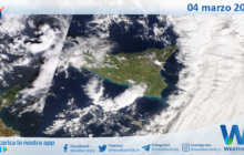 Meteo Sicilia: immagine satellitare Nasa di lunedì 04 marzo 2024