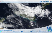 Meteo Sicilia: immagine satellitare Nasa di martedì 05 marzo 2024