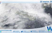 Meteo Sicilia: immagine satellitare Nasa di domenica 10 marzo 2024