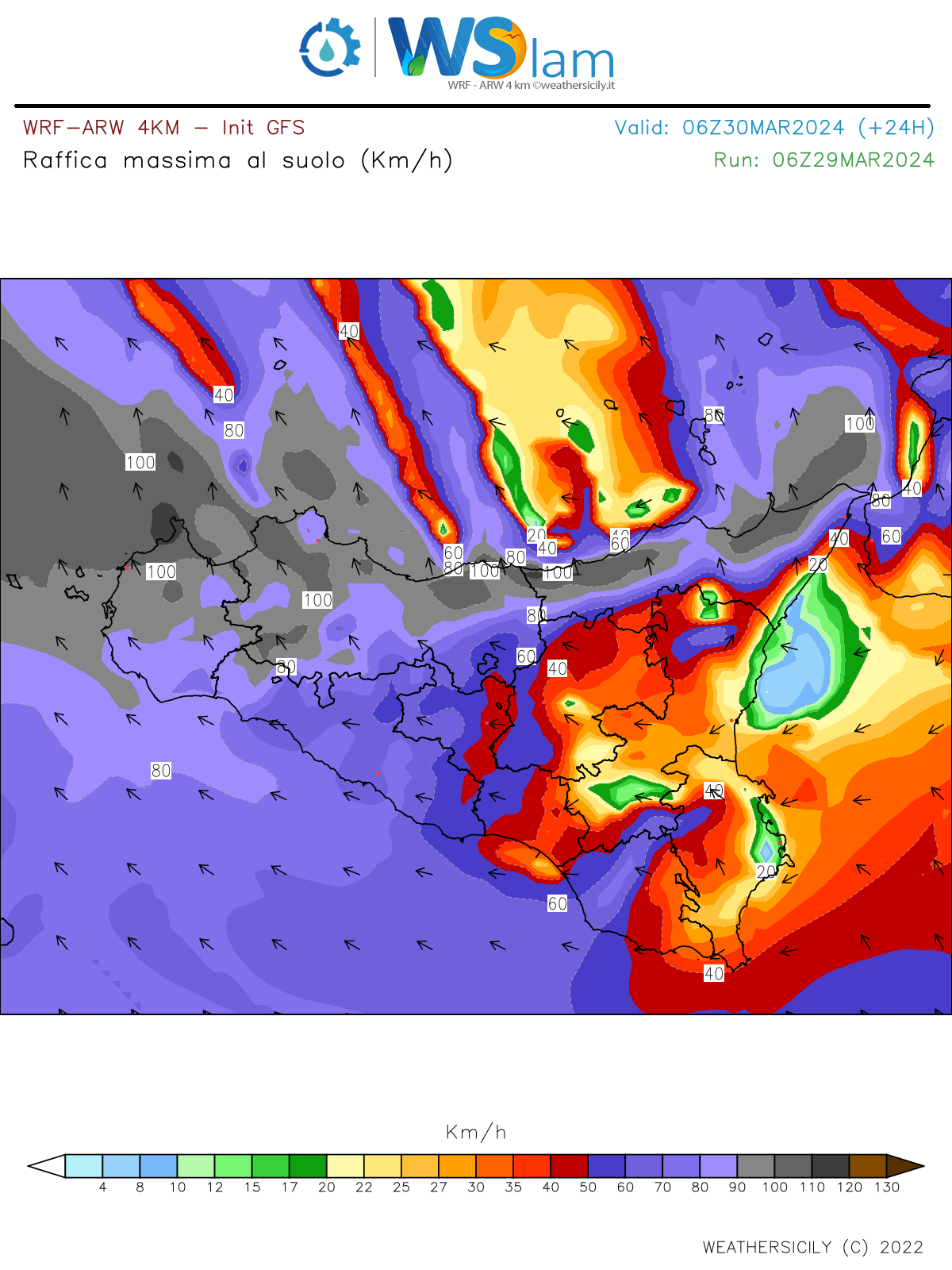 Meteo Sicilia: ancora scirocco, sabbia desertica e caldo estivo!