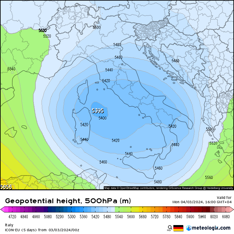 Meteo Messina: attese piogge moderate e neve in montagna