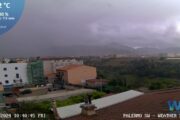 Meteo Sicilia: Giornata invernale sull'isola. Temporale in atto a Palermo con grandine e forte vento!