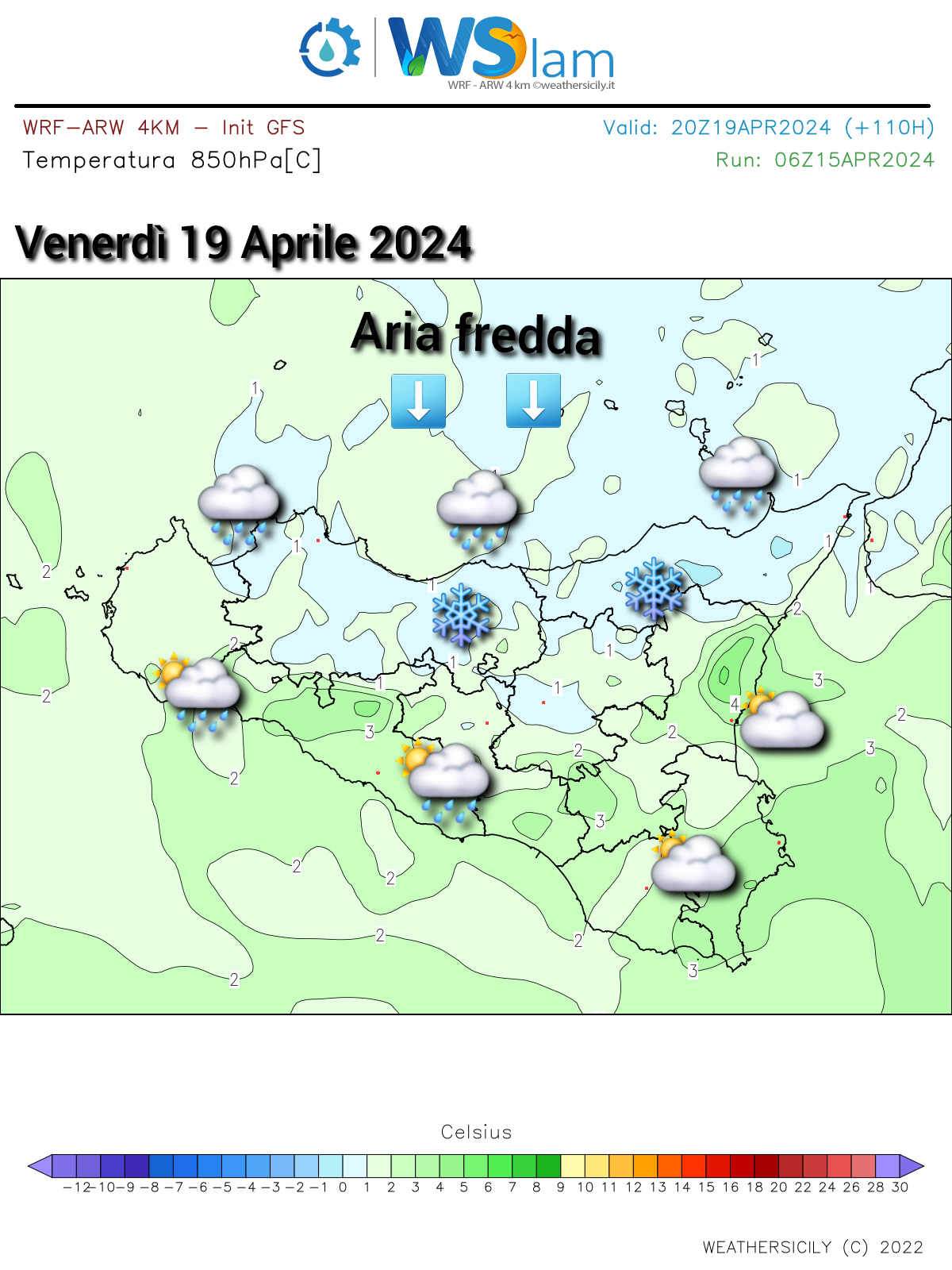 Meteo: la Sicilia piomba in pieno inverno!