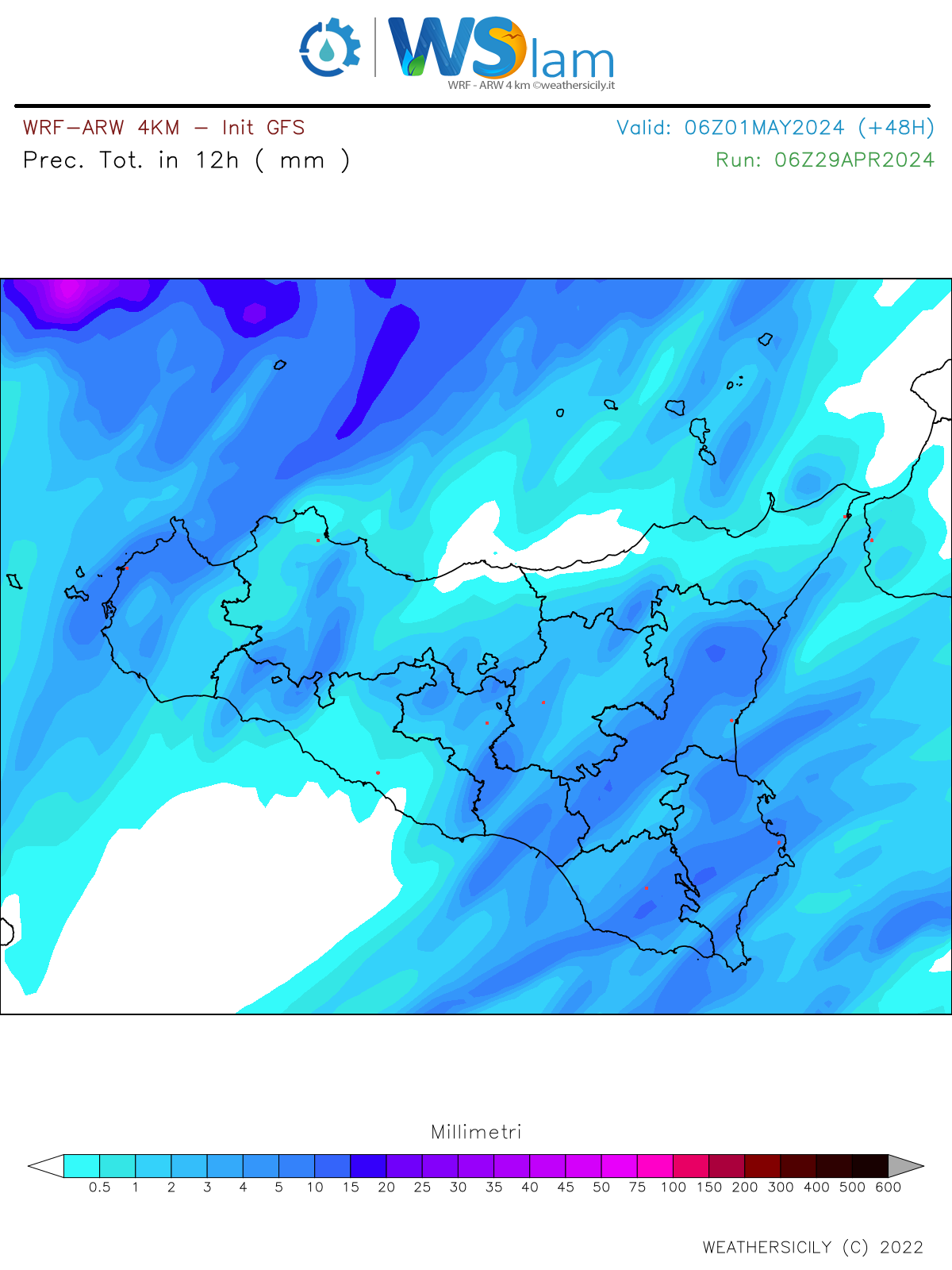 Meteo Sicilia: ancora caldo nelle prossime ore! 1° Maggio incerto con qualche pioggia.