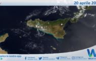 Meteo Sicilia: immagine satellitare Nasa di sabato 20 aprile 2024