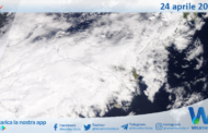 Meteo Sicilia: immagine satellitare Nasa di mercoledì 24 aprile 2024