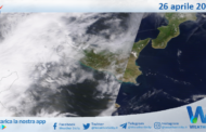 Meteo Sicilia: immagine satellitare Nasa di venerdì 26 aprile 2024