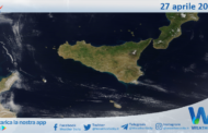 Meteo Sicilia: immagine satellitare Nasa di sabato 27 aprile 2024