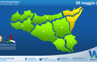 Meteo Sicilia: bollettino di allerta meteo per domani, giovedì 09 maggio 2024