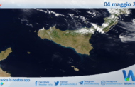 Meteo Sicilia: immagine satellitare Nasa di sabato 04 maggio 2024