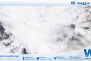 Meteo Sicilia: immagine satellitare Nasa di mercoledì 08 maggio 2024