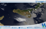 Meteo Sicilia: immagine satellitare Nasa di domenica 12 maggio 2024