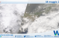 Meteo Sicilia: immagine satellitare Nasa di sabato 18 maggio 2024