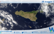 Meteo Sicilia: immagine satellitare Nasa di martedì 28 maggio 2024