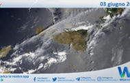 Meteo Sicilia: immagine satellitare Nasa di lunedì 03 giugno 2024