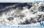 Meteo Sicilia: immagine satellitare Nasa di mercoledì 12 giugno 2024