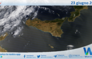 Meteo Sicilia: immagine satellitare Nasa di domenica 23 giugno 2024