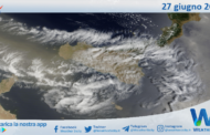 Meteo Sicilia: immagine satellitare Nasa di giovedì 27 giugno 2024