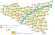 Meteo: Sicilia spaccata in due! Maestrale e calo termico ad Ovest, oltre 40°C sul settore sud-orientale.