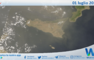 Meteo Sicilia: immagine satellitare Nasa di lunedì 01 luglio 2024