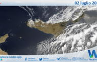 Meteo Sicilia: immagine satellitare Nasa di martedì 02 luglio 2024