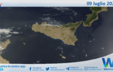 Meteo Sicilia: immagine satellitare Nasa di martedì 09 luglio 2024