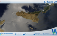 Meteo Sicilia: immagine satellitare Nasa di mercoledì 17 luglio 2024
