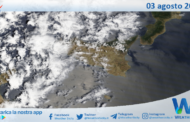 Meteo Sicilia: immagine satellitare Nasa di sabato 03 agosto 2024