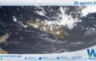 Meteo Sicilia: immagine satellitare Nasa di martedì 20 agosto 2024
