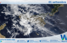 Meteo Sicilia: immagine satellitare Nasa di domenica 01 settembre 2024