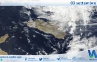 Meteo Sicilia: immagine satellitare Nasa di martedì 03 settembre 2024
