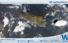 Meteo Sicilia: immagine satellitare Nasa di mercoledì 04 settembre 2024
