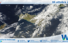 Meteo Sicilia: immagine satellitare Nasa di venerdì 04 ottobre 2024