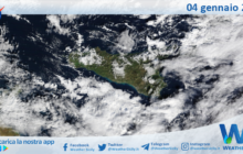 Meteo Sicilia: immagine satellitare Nasa di sabato 04 gennaio 2025